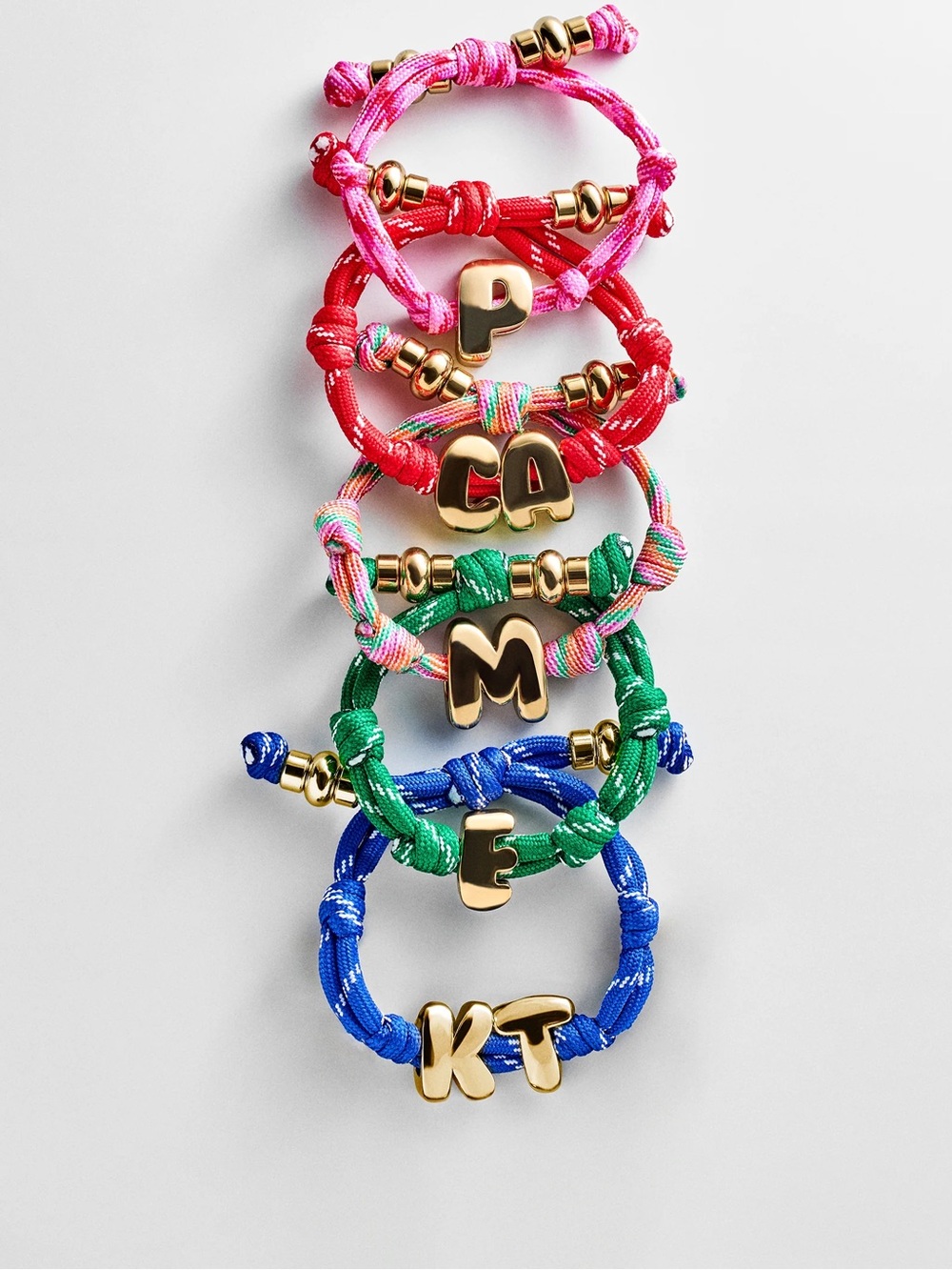Initial charm Bracelets